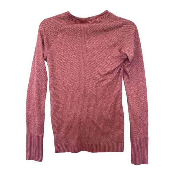 Lululemon Rest Less Pullover Mulled Wine / Pink Savannah Size 4 - Picture 4 of 7